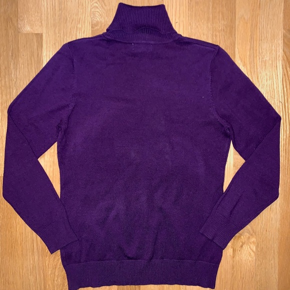 🔥 Deep purple Joseph A turtleneck - Picture 2 of 3